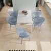 2 Piece Durable Single Chair With Mesh Hollow Out Design - Light Gray - Image 8
