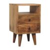 Mini Classic Open Nightstand - Oak - Image 3