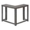 Corner Accent Console Table For Entryway, Contemporary And Modern - Gray - Image 4