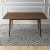 Levi - Modern Style Rectangular Dining Kitchen Table - Brown - Image 3