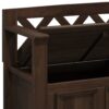 Amherst - Entryway Storage Bench - Natural Aged Brown - Image 5