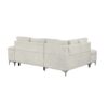 Versatile L Shaped Sofa Bed With Storage, Cup Holders, USB Ports Chenille - Beige - Image 20