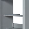 Bathroom Vanity With Ceramic Sink, Soft Close Door, Adjustable Shelf, And Storage Rack - Gray - Image 16