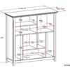 Amherst - Multi Cube Bookcase And Storage Unit - Black - Image 7