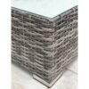 6 Person All Weather Wicker Patio Set With Premium Cushions - Gray Mix - Image 7