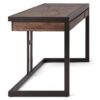 Erina - Desk - Rustic Natural Aged Brown - Image 3