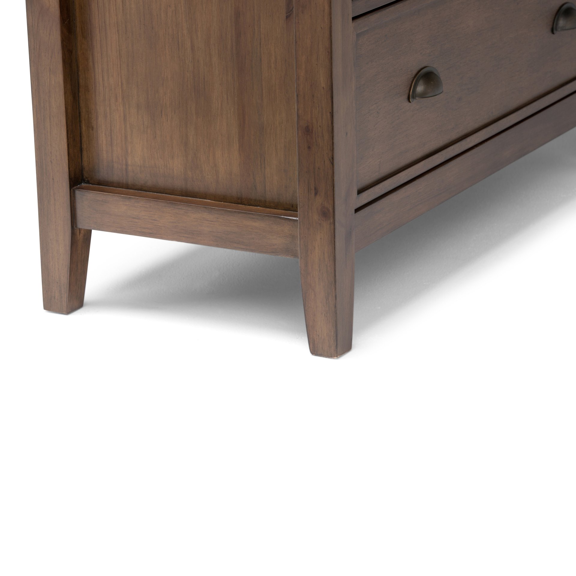Redmond - Medium Storage Cabinet - Rustic Natural Aged Brown - Image 3