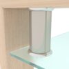 Rectangle Glass Coffee Table Modern Side Center Table For Living Room - Clear - Image 8