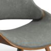 Malden - Bentwood Dining Chair With Wood Back - Distressed Gray - Image 8