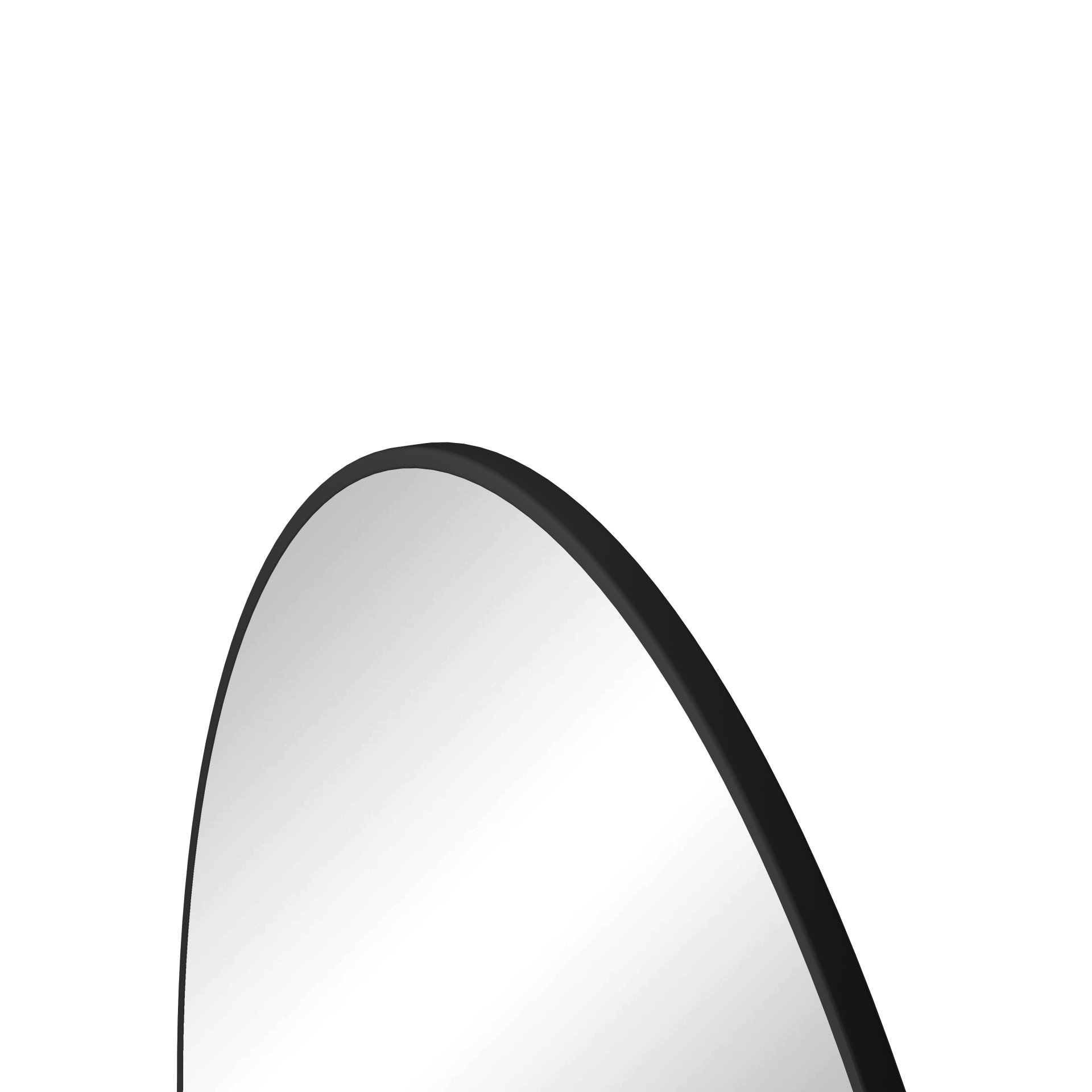 Wall Mirror Circular Mirror Metal Framed Mirror Round Vanity Mirror Dressing Mirror, For Bathroom, Living Room, Bedroom, Wall Decor - Black - Image 7