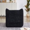 Bean Bag Chair With Armrests Oversized Comfy Beanbag Lounge Lazy Floor Sofa Accent Chair For Living Room - Black - Image 8