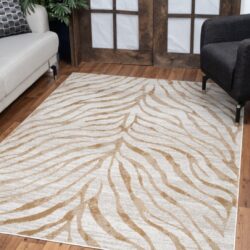 Elegance - 5'3" X 7'3" Area Rug - Gold