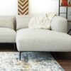 Laley - Right Facing L Shaped Linen Sectional - Beige - Image 3