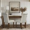 Dining Chair With Nailhead Trim (Set of 2) - Beige - Image 10