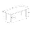 Bench, Rectangular, Dining Room, Hallway, Entryway, Upholstered, Transitional - Black - Image 11
