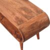 Amaya - Nordic Style Coffee Table - Caramel - Image 4