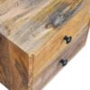 Solis - 2 Drawer Wall Mounted Nightstand - Beige - Image 9