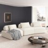 Light Oversized Modular Sectional Sofa Set - Beige - Image 5