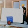 Heavy Duty Panel Dolly With 2 Handles, 10" Solid Rubber Tires, 1000 Lbs Capacity, All Terrain For Drywall & Doors - Blue - Image 19