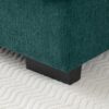 Upholstered U Shaped Sofa With Console And Cupholders Fabric, 6 Seat Sleeper Couch Set With Chaise - Green - Image 13