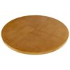 Modern Round Dining Table With Pecan Wood Veneer - Walnut - Image 5