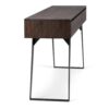 Lowry - Console Sofa Table - Distressed Charcoal Brown - Image 3