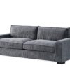 Luxe - Corduroy Sofa With Sleek Design, Spacious And Comfortable 3 Seater Couch - Gray - Image 3