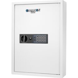100 Keys Key Cabinet Digital Keypad Wall Safe - White