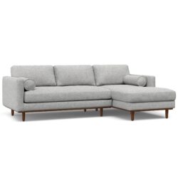 Morrison - Right Sectional Sofa - Mist Gray