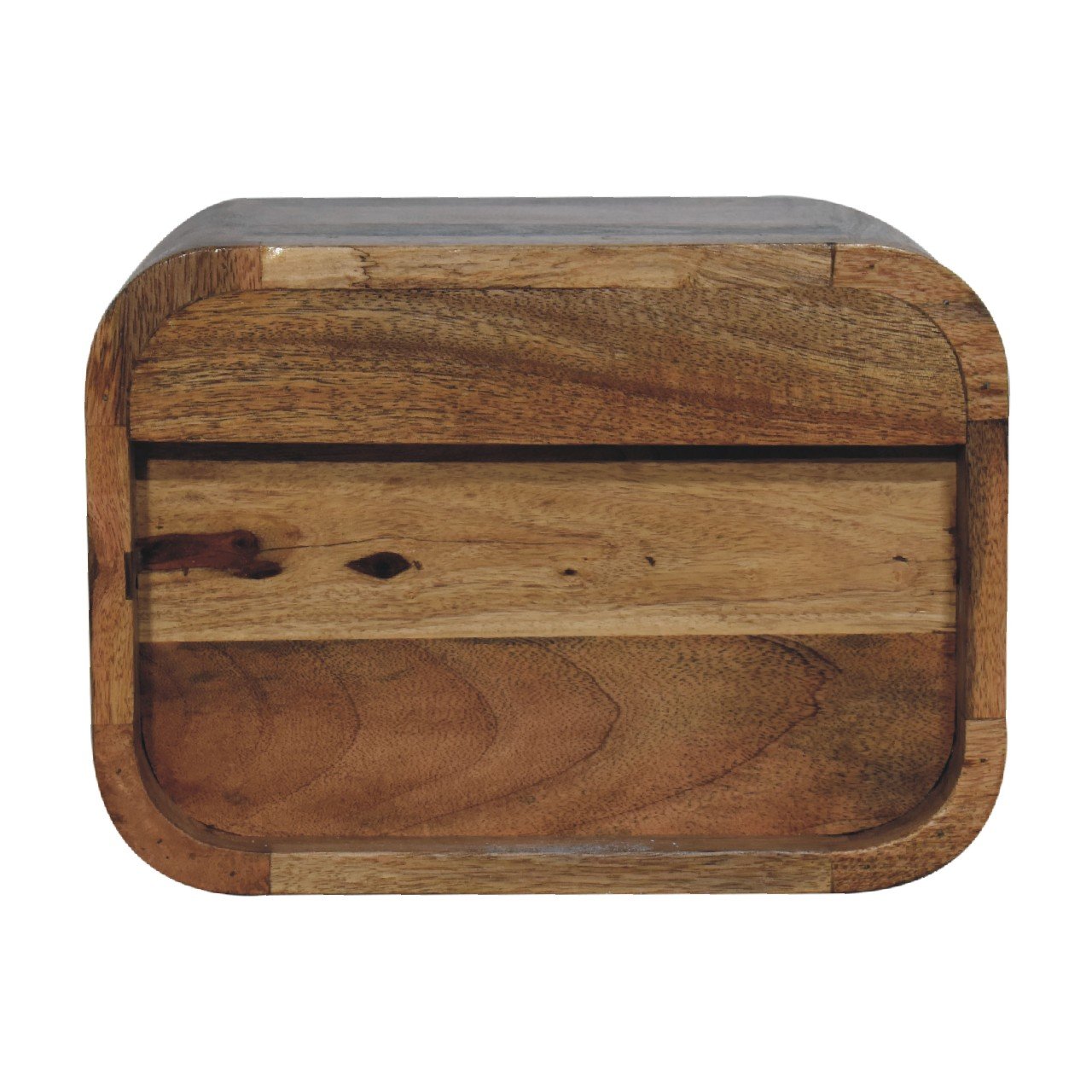 Floating Open Curve Nightstand - Oak - Image 3