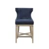 Carson - Counter Stool With Swivel Seat, Wingback - Navy - Image 10