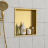 Shower Niche With Seamless Welding - Gold - Image 5