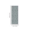 Macau - Non - Slip Runner Rug - Silver / White - Image 6