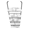 Bookshelf, Bookcase, Etagere, Ladder, 5 Tier, For Office, Contemporary & Modern - White - Image 5