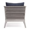 Santiago - Outdoor Conversation Chair - Slate Gray - Image 3