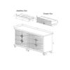 Uriuni - Dresser - Gold / White - Image 3