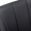 Dining Chair, Side Upholstered For Dining Room, Contemporary And Modern (Set of 2) - Black - Image 6
