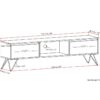 Hunter - Handcrafted TV Media Stand - Natural - Image 9