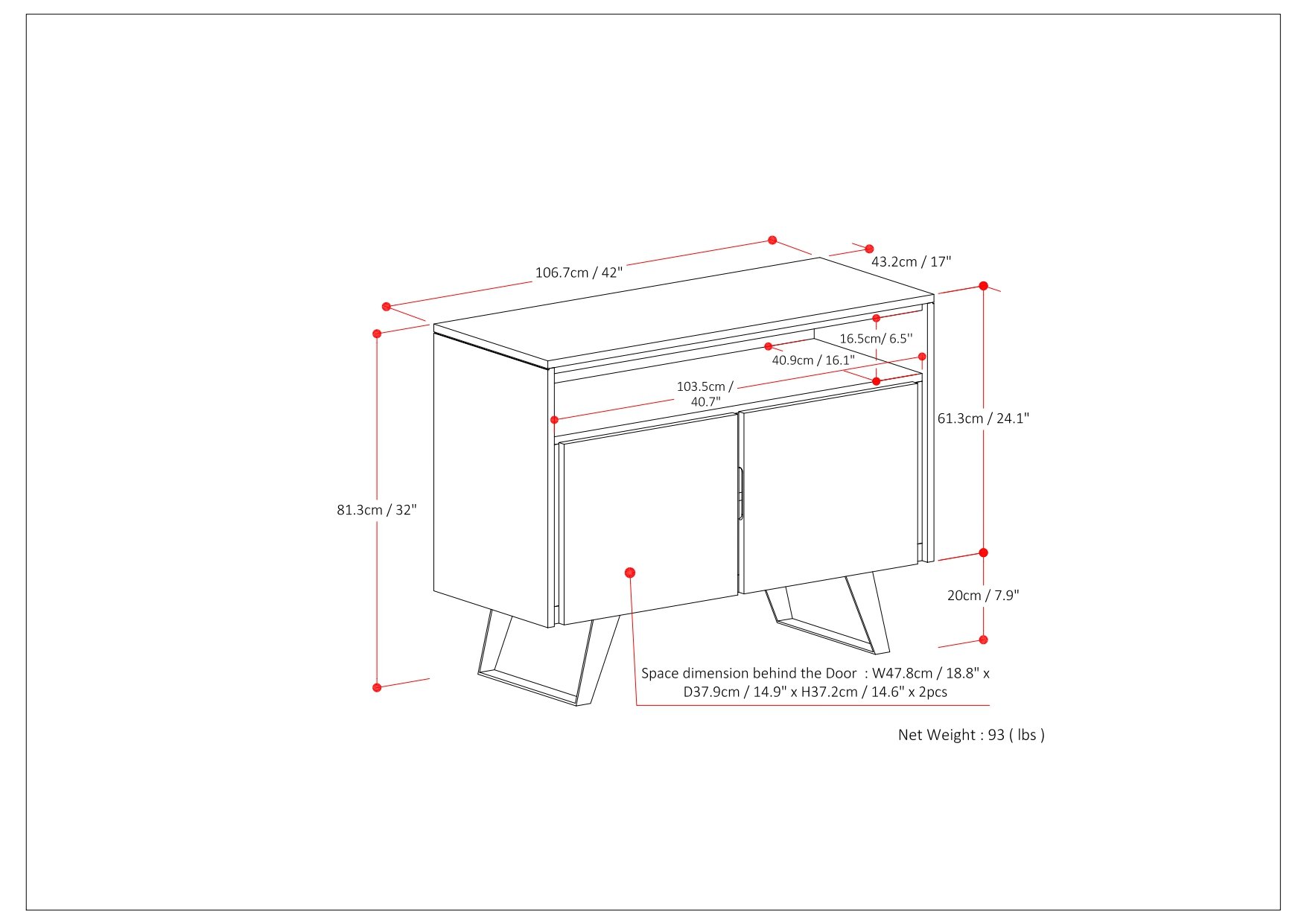Lowry - Handcrafted TV Media Stand - Distressed Charcoal Brown - Image 10