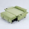 Multi Functional Sofa Bed With Adjustable Armrests And Backrests - Green - Image 15