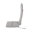Outdoor Adirondack Chair Cushion With Water Resistant Fabric And Ties - Gray - Image 4