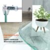 24" Round Tempered Glass Table Top Clear Glass 2 / 5" Thick Beveled Polished Edge - Transparent - Image 9