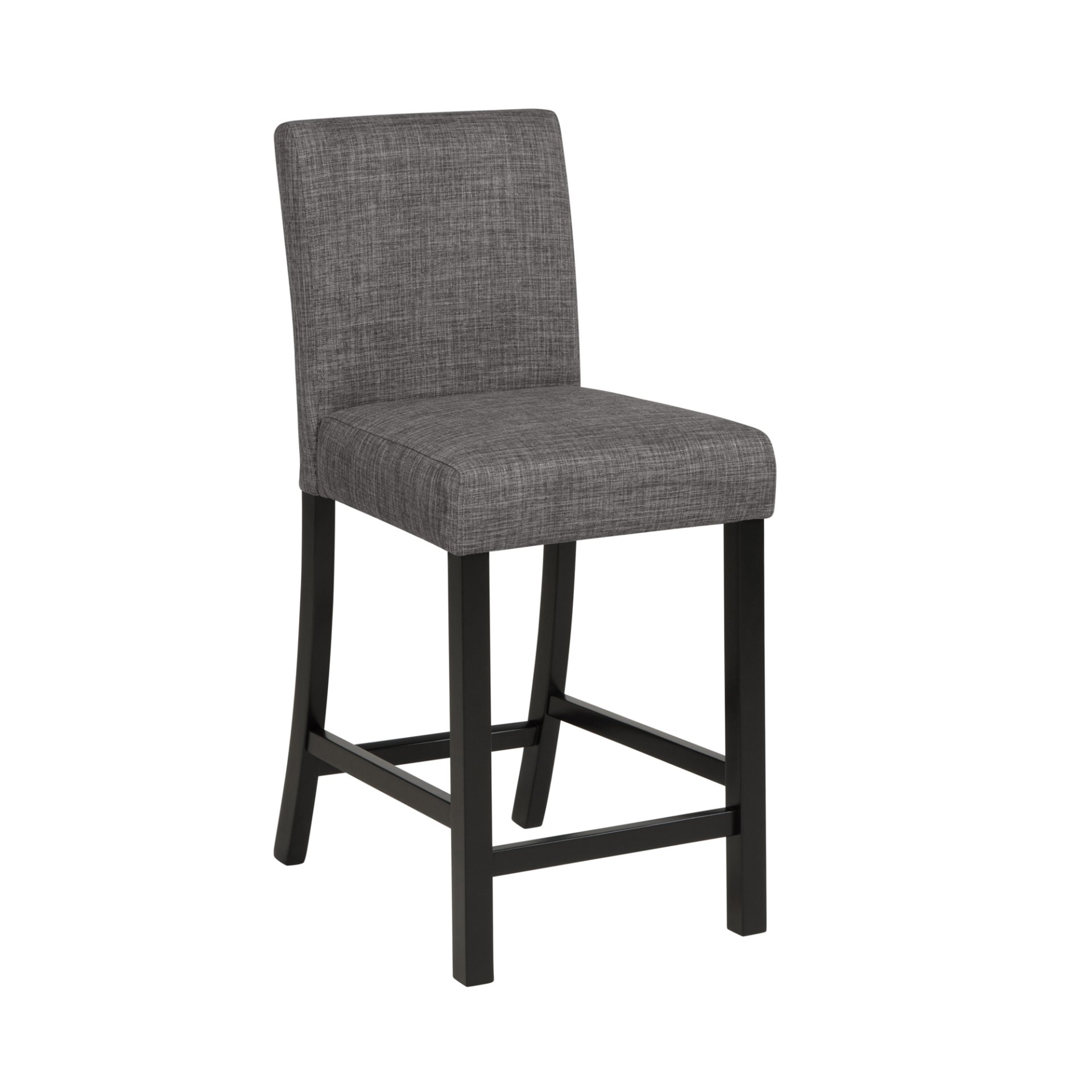 2 Tone Wooden Table Set, Modern 5 Piece Counter Height Dining Set With 4 Chairs For Kitchen Or Dining Room - Light Gray / Black - Image 6