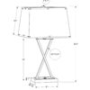 Lighting, Table Lamp, USB Port Included, Resin, Transitional - Black - Image 8