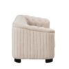 Upholstered Sofa With Legs, Thick Removable Seat Cushion - Beige - Image 13