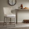 Carson - Counter Stool With Swivel Seat - Cream - Image 2