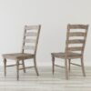Ludin - Ladderback Dining Chairs, (Set of 2) - Taupe - Image 4