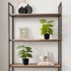 13" Tall, Artificial Plant, Epipremnum, Indoor, Faux, Fake, Table, Greenery, Potted, Decorative (Set of 2) - Green / Black - Image 5