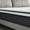10" King Hybrid Mattress A Box, Pillow Top Bed Cushion With Breathable And Hypoallergenic Design, Medium Firm For Lumbar Support - White / Gray - Image 2