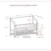 Connaught - Entryway Storage Bench With Shelf - Chestnut - Image 15